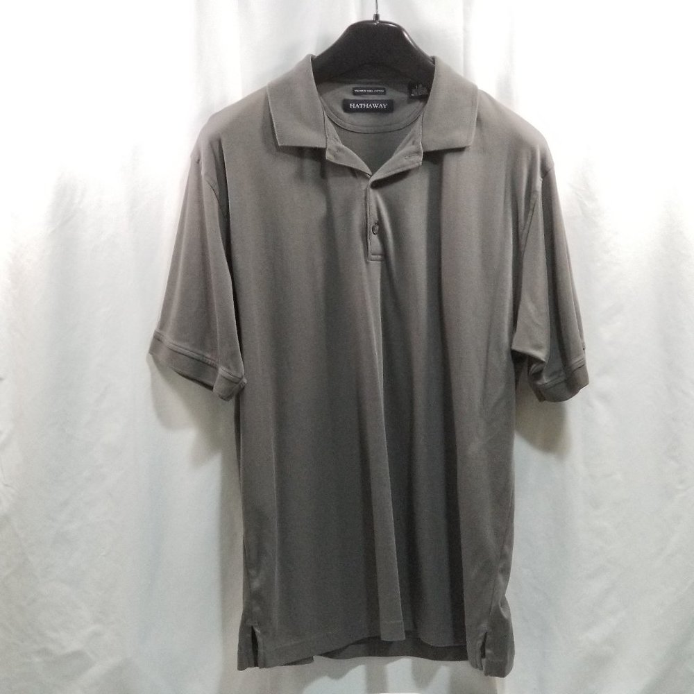 Hathaway Men's Grey Smooth Cotton Short Sleeve L
